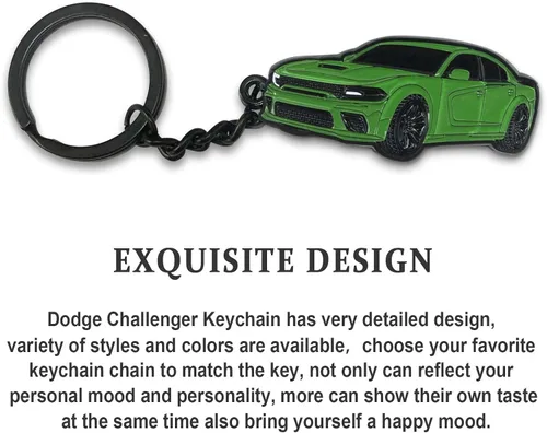 Miniatura 5 de Llavero para Dodge Challenger, Dakota, Charger, SRT, Avenger, Durango, Caravan, accesorios para Dodge Charger 2015-2022