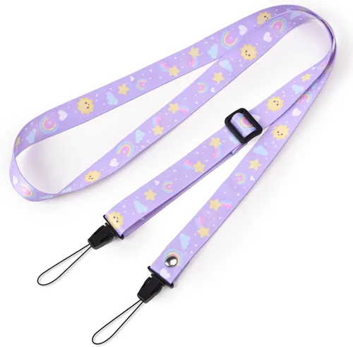Miniatura 8 de VOVMOEYA Correa de cámara para niños, correa de cuello en lanyard para cámara para niños, correa para iPad para niños, correa de cámara para niños