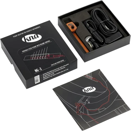 Miniatura 7 de KNA NG-2 Pastilla Piezoeléctrica Portátil para Guitarra Clásica Flamenca de Cuerdas de Nylon – Tono Acústico Natural, Ligero, Desmontable, Control