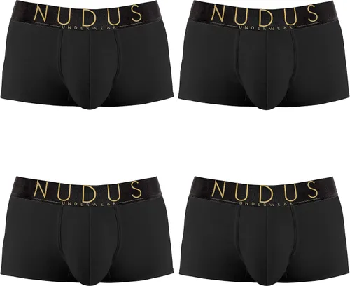NUDUS - Calzoncillos de algodón para hombre 4 unidades - Multipaquete de calzoncillos en caja de regalo - Calzones - Calzoncillos bóxer
