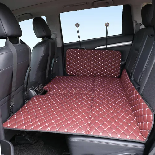 Colchón de cama de asiento trasero de camión no inflable, camas portátiles para camiones grandes, cama de viaje plegable de doble cara F150/Camiones