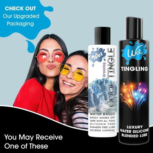 Miniatura 5 de Wet Cool Tingle - Lubricante de excitación a base de agua, lubricante de refrigeración personal de primera calidad para hombres, mujeres y parejas