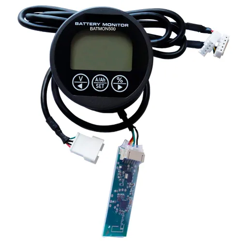 AIMS Power Monitor remoto de batería/medidor de combustible de batería de 500 amperios para litio y la mayoría de los tipos de hasta 80 V