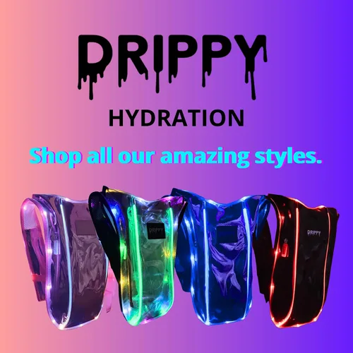 Miniatura 6 de LED Hydropack Rave Hydration Backpack – Festival, Hiking, & Running for Women & Men - 2 Liter Leakproof Bladder – Anti-Theft Pockets - Rave