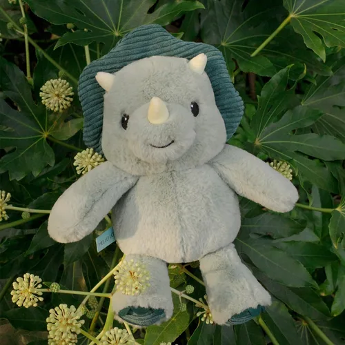 Miniatura 6 de The Peanutshell Animal de peluche de dinosaurio de peluche, 10 pulgadas, seguro para bebés, lavable a máquina, juguetes suaves de dinosaurio
