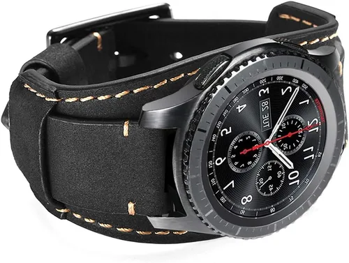 Miniatura 8 de Compatible con Samsung Galaxy Watch 1.811 in/Watch 3 1.772 in/Gear S3 Frontier/Classic/Pebble Time/Garmin Vivoactive 4/Fossil Q/HUAWEI Watch 3 Café