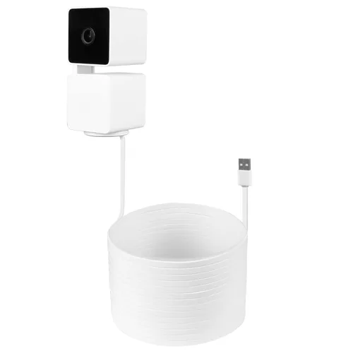 Miniatura 3 de HOLACA Cable de carga de alimentación para Wyze Cam Pan v3, cable de carga de 30 pies/29.5 ft para alimentar la cámara continuamente