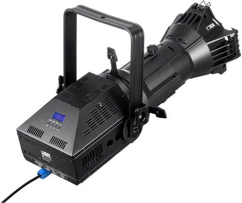 Miniatura 4 de Monoprice COB LED elipsoidal - Blanco, 200 vatios, 3200 K, 19 grados, con soporte Gobo, control DMX de 3 canales, serie Stage Right