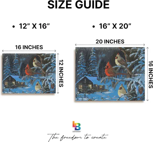 Miniatura 5 de Ledgebay - Kit de pintura por números DIY para adultos, lienzo enmarcado, principiante a avanzado, kit de pintura por números. Los kits incluyen