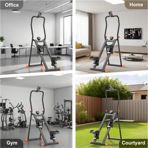 Miniatura 9 de EPHESPORT Stair Stepper for Home Gym, 2.0 Stair Climber with 3-Level Adjustable Resistance, Non-Slip Pedals, Digital Monitor & Phone Holder