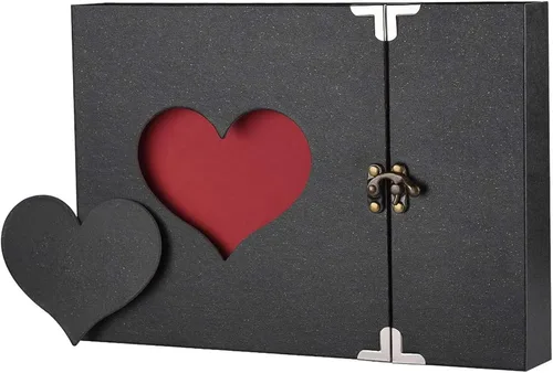 AIOR Álbum de fotos de 60 páginas de tapa dura, álbum de recortes con esquinas de fotos para aniversario, día de San Valentín, Navidad, regalos de