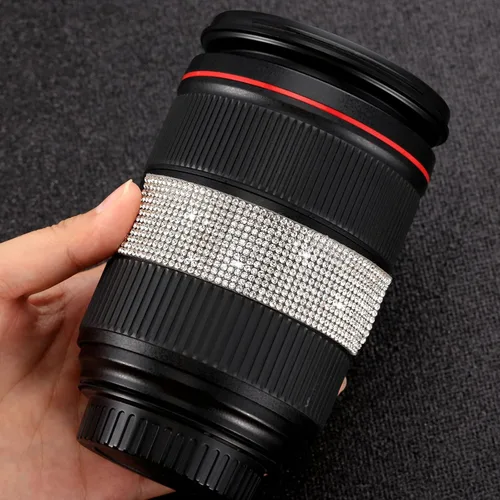 Miniatura 5 de Outus 5 rollos de cinta autoadhesiva de diamantes de imitación de cristal para manualidades con diamantes de imitación de 0.079 pulgadas (0.079 in)