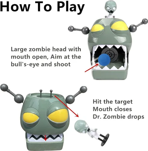 Miniatura 4 de JHESAO Plantas y Zombis Juguetes de Figuras de Acción, Serie de Juguetes PVZ Zombies 1 2, Grandes Regalos para Niños y Fanáticos, para Cumpleaños