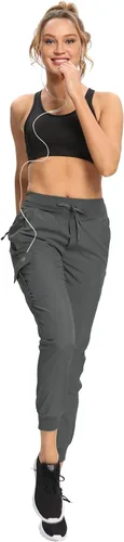 Miniatura 6 de RlaGed - Pantalones tipo cargo de senderismo para mujer, pantalones deportivos ligeros, de secado rápido, resistentes al agua, para pesca y al aire