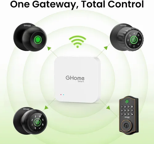 Miniatura 6 de GHome G2 Smart WiFi Gateway, Hub WiFi para Cerraduras Inteligentes, Control Remoto, Gateway G2 para Aplicación de Cerradura TT/DD, WiFi 2.4Ghz