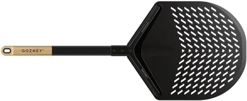 Miniatura 2 de Gozney Pala de colocación Balance para pizzas de 12", compatible con todos los hornos de pizza Gozney, con una hoja de aluminio perforada y mango