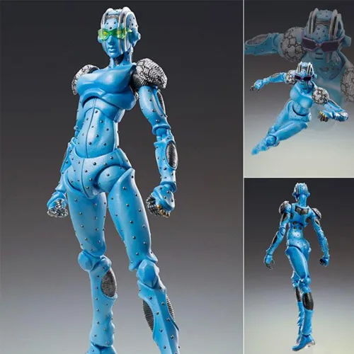 Miniatura 4 de QAHEART Figuras de Cujoh Jolyne Stone Free Estatuas de Figuras de Anime Figurillas de Acción Ultra Movibles Adornos para Fanáticos Navidad Cujoh