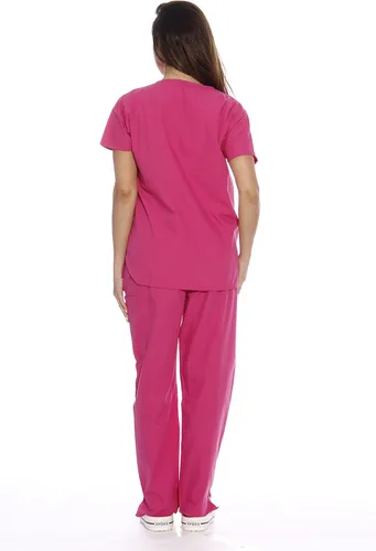 Miniatura 3 de Just Love uniforme médico con cuello en V para mujer