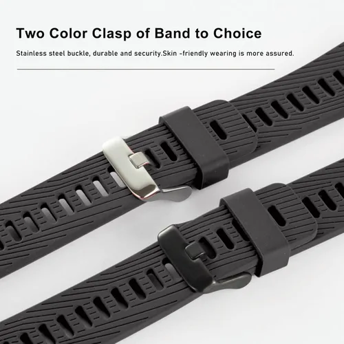 Miniatura 2 de Correa de repuesto para Casio F-84F-91WF-94F-105A158A168, correa de reloj de silicona suave para Casio Serie A158