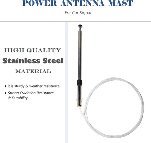 Miniatura 4 de Anina Mástil de antena de alimentación compatible con Lexus ES250-ES300-GS300-LS400-SC300-SC300-SC400-SC430 Mástil de antena del mercado