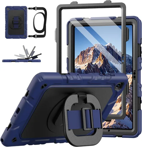 Miniatura 11 de Grifobes Fundas para Samsung Galaxy Tab A11 Plus 2025 / A9 Plus de 11 pulgadas 2023, a prueba de golpes, con protector de pantalla, soporte