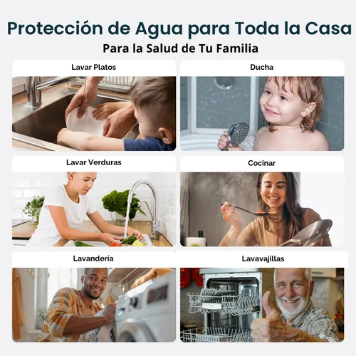Miniatura 7 de iSpring Sistema de Filtro de Agua para Toda la Casa de Hierro, Sulfuro de Hidrógeno y Manganeso, También Reduce Sedimentos, Plomo, Cloro, Cloramina