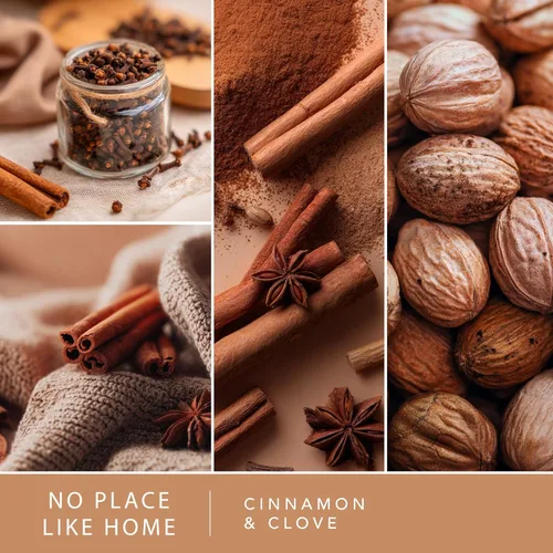 Miniatura 2 de Scentsationals No Place Like Home - Cera perfumada para derretir – Canela y clavo, 10 onzas (24 cubos)