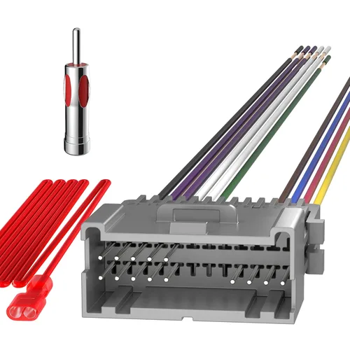 Miniatura 6 de RDBS Kit de Arnés de Cableado de Radio de Repuesto Automotriz Adaptador de Antena de Cable Estéreo Receptor Apto para Algunos Vehículos Chevy GMC