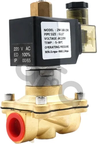 Normally Open Solenoid Valve,water Valve,air Valve, 220VAC 24VDC,EPDM Seal,DN15 20 25 32 40 50K,high Temperature Resistant(1",DC24V_NBR 80 CELSIUS)