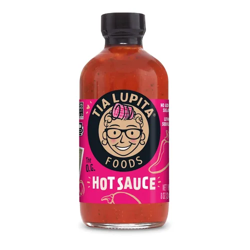 Miniatura 13 de Tia Lupita Chipotle - Salsa picante 8 oz x 1 botella Calor sabroso, especias medianas, ahumado, cuerpo completo, sin gluten, sin OMG, sin
