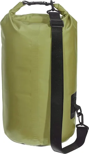 Miniatura 5 de Skog Å Kust DrySak - Bolsa impermeable con tapa enrollable para viajes y al aire libre - tamaños de 5, 10 y 20 litros Verde militar