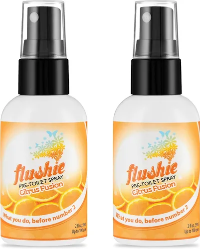 Miniatura 17 de Flushie - Aerosol preinodoro para desodorante de olores de inodoro... (lavanda, paquete de 2)