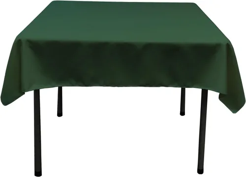 Miniatura 98 de LA Linen. Mantel cuadrado de popelina de poliéster