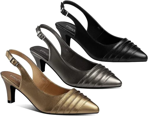Miniatura 8 de ANN CREEK 'Lossom' - Sandalias elegantes para mujer con tacón de gatito de 2.5 pulgadas + medio