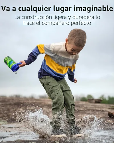 Miniatura 2 de CamelBak Eddy+ Kids Water Bottle with Bite Valve Straw, Leak‑Resistant Easy‑Sip Design for Everyday Hydration, 14oz Kids Naranja animales