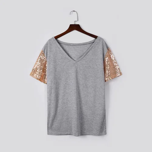 Miniatura 5 de Shirts for Women Dressy Casual 2023 Blouses Floral Flowy Teacher Shirt Workout Tops Short Sleeve T-Shirts