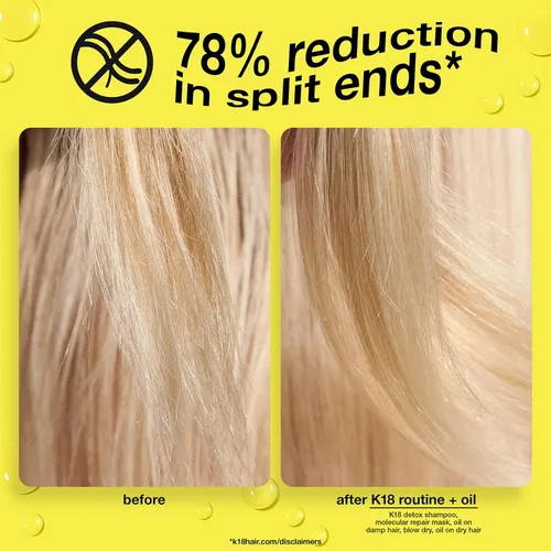 Miniatura 2 de K18 Molecular Repair Hair Oil, Weightless Oil for Stronger, Healthier Hair, Suitable For All Hair Types