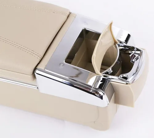 Miniatura 5 de Caja de cuero para reposabrazos de consola central de automóvil de repuesto para Ford Focus 2 MK2 2007 2008 2009 2010 2011 caja de almacenamiento