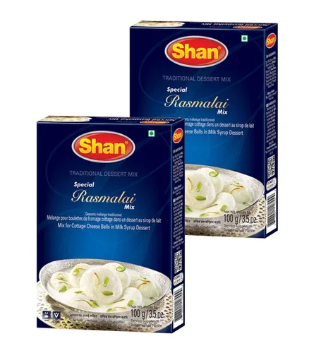Miniatura 44 de Shan Polvo de crema de mango, 7.05 oz, postre esencial para cualquier ocasión, apto para vegetarianos, bolsa hermética en una caja (paquete de 3)