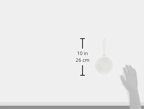 Miniatura 8 de Nichinichi Tools YN-M12 Noda Horo - Sartén para leche con una sola mano para fuego de gas, fabricada en Japón, color blanco, 4.7 pulgadas (4.7 in)