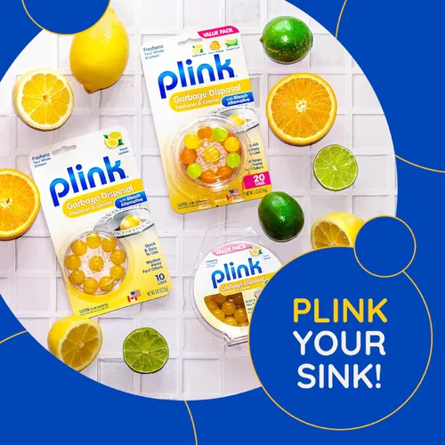 Miniatura 7 de Plink Limpiador de Triturador de Basura, Ambientador y Bolas Eliminadoras de Olores, Elimina los Malos Olores, Fácil de Usar - Aroma de Limón