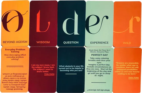 Miniatura 2 de Juego de cartas conversacional que está revisionando la forma en que pensamos y hablamos sobre el envejecimiento y los últimos capítulos de esta