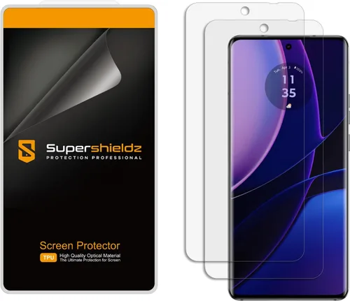 Supershieldz Protector de pantalla diseñado para Motorola Edge (2023), protector transparente de alta definición (TPU)