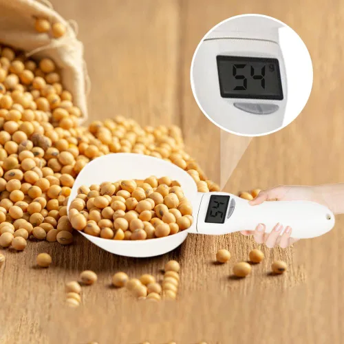 Miniatura 5 de Cuchara medidora digital, 2025 nueva escala de medición de alimentos de 28.22 oz/0.00 oz de alta precisión con pantalla LCD, cuchara medidora
