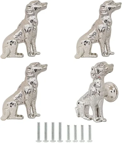Miniatura 7 de Perillas de gabinete, pomos de cajón de metal, bonitos tiradores decorativos de metal para cocina, armario, mesita de noche, armario, puerta