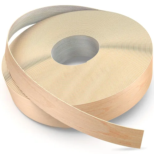 Miniatura 9 de YANYE Bandas de borde de abedul, rollo de 7/8 pulgadas x 250 pies de chapa de madera, bandas de borde de abedul Preglued, bandas de cinta