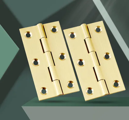 Miniatura 3 de 8 bisagras de latón macizo, bisagras de joyero, bisagras pequeñas con tornillos, adecuadas para baúl de joyería, caja de madera, caja