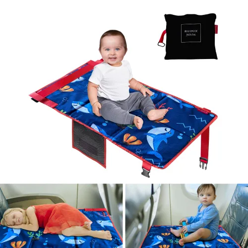 Cama de avión para niños pequeños – Extensor de asiento de avión para niños y cama de viaje | Alternativa de cama para niños | Hamaca portátil de