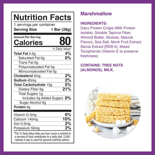 Miniatura 2 de Perfect Keto Munch de malva sin gluten, barras de cereales, barra de desayuno, sin arroz, bajo en azúcar, bajo en carbohidratos, crujiente