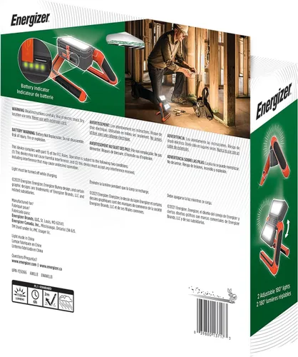 Miniatura 9 de Energizer Linterna LED recargable, luz de trabajo brillante de varios paneles, linterna de campamento resistente al agua, cable de carga micro USB
